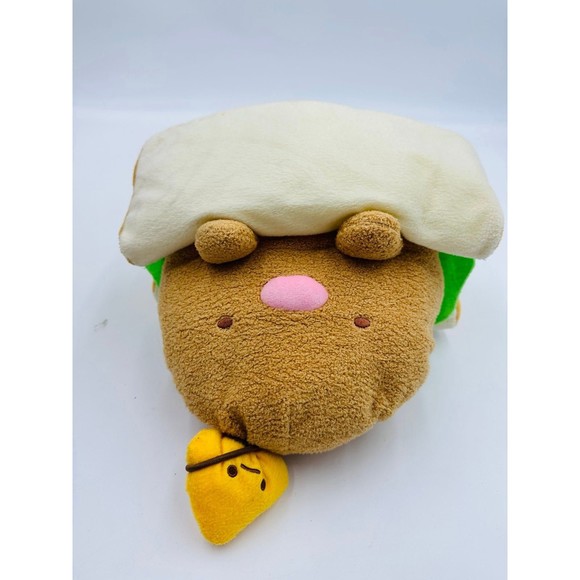 Summiko Gurashi Tonkatsu Sandwich Plush Round 1 San-X sanrio kawaii 11" - Picture 3 of 7